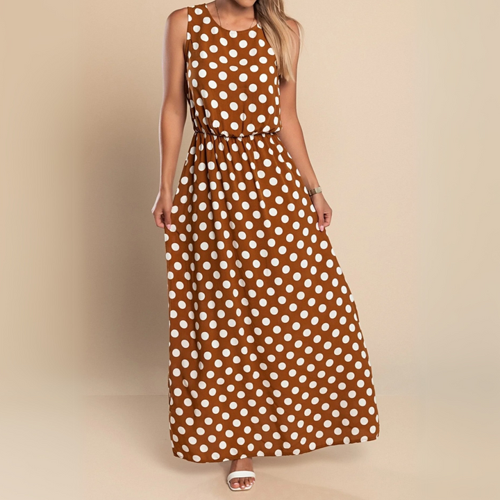 Paula | Polka Dot Maxi Dress  June, Joan & Jenny